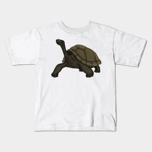 Galapagos land tortoise illustration Kids T-Shirt